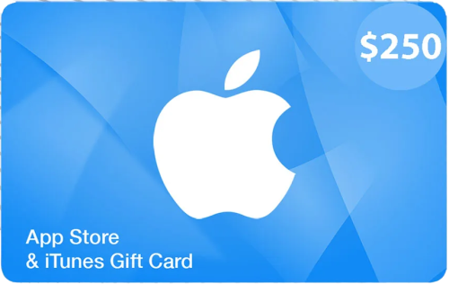 iTunes 250 USD